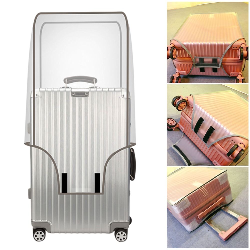 Waterproof Suitcase Cover Protector - ผ้าคลุมกระเป๋าเดินทาง ขนาด 16-28 นิ้ว ผ้าคลุมป้องกันกระเป๋าเดินทาง PVC