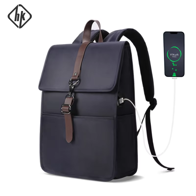 Backpacks - กระเป๋าเป้ธุรกิจคุณภาพสูงสไตล์อังกฤษ ผ้าอ็อกซ์ฟอร์ดกันน้ำ สำหรับใส่แล็ปท็อป ความจุขนาดใหญ่ เหมาะสำหรับเดินทางเพื่อธุรกิจ