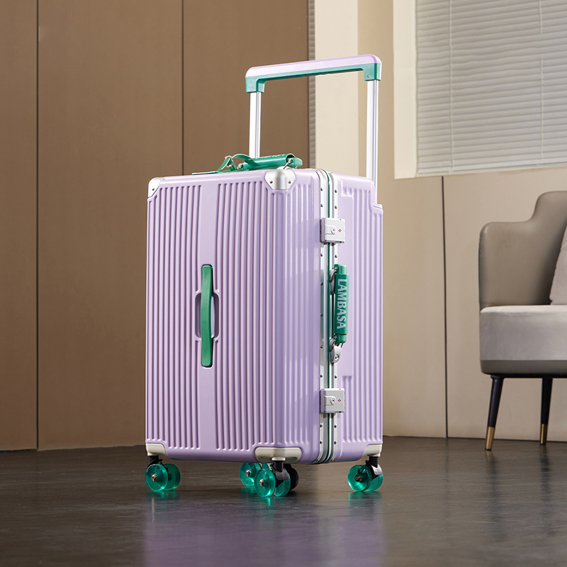 Aluminum Frame Carry On Luggage - กระเป๋าเดินทางล้อลาก โครงอะลูมิเนียม ด้ามจับกว้าง ขนาด 20 นิ้ว