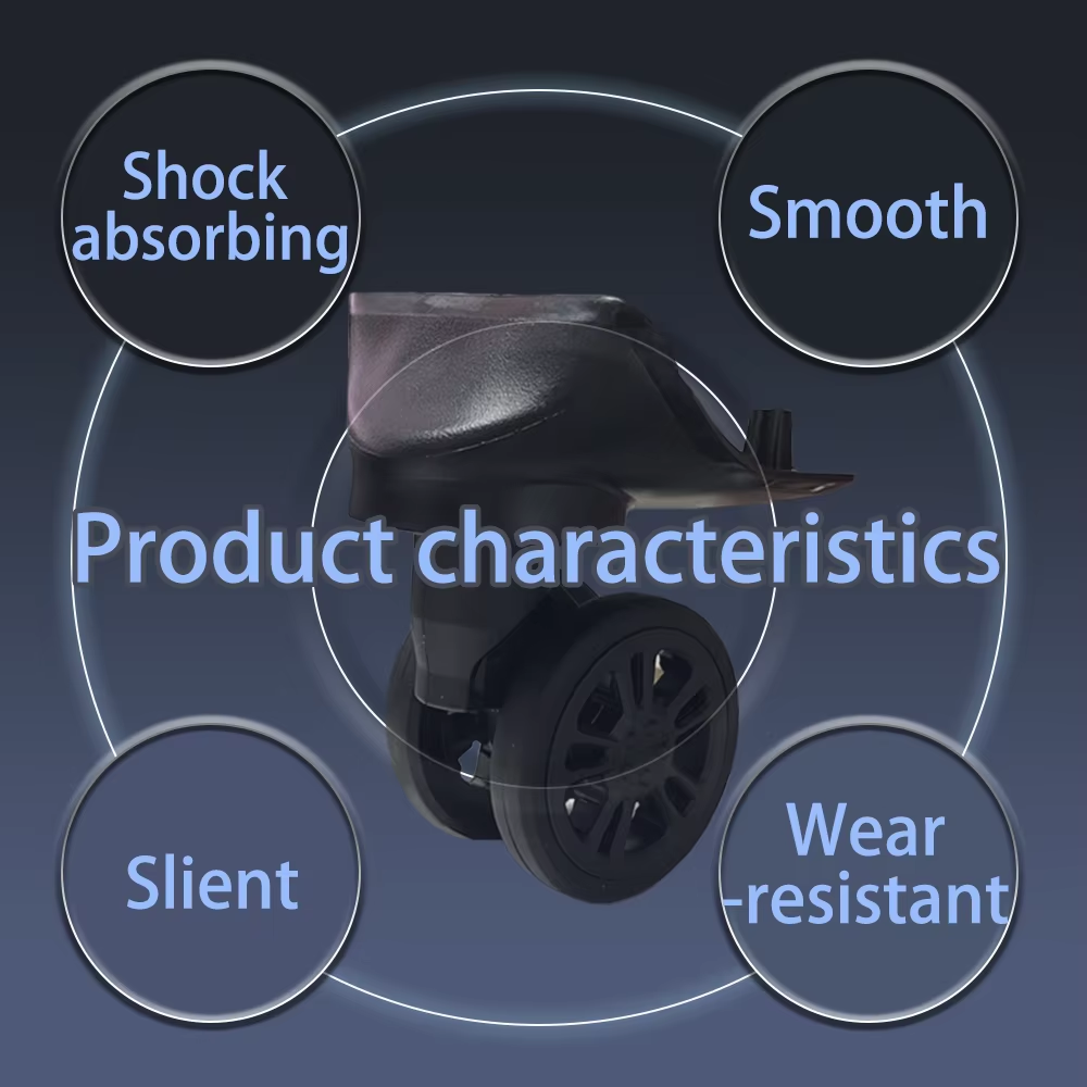 ล้อกระเป๋าเดินทางแบบเงียบ หมุน - Silent Replacement Luggage Wheels บทวิจารณ์และราคา