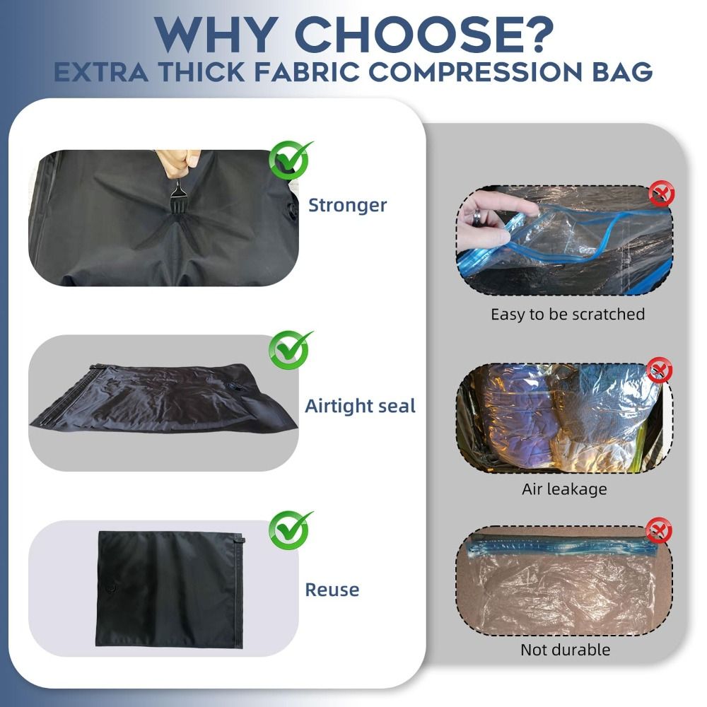 ถุงสูญญากาศแบบม้วนมือ ใช้ซ้ำได - Luggage บทวิจารณ์และราคา