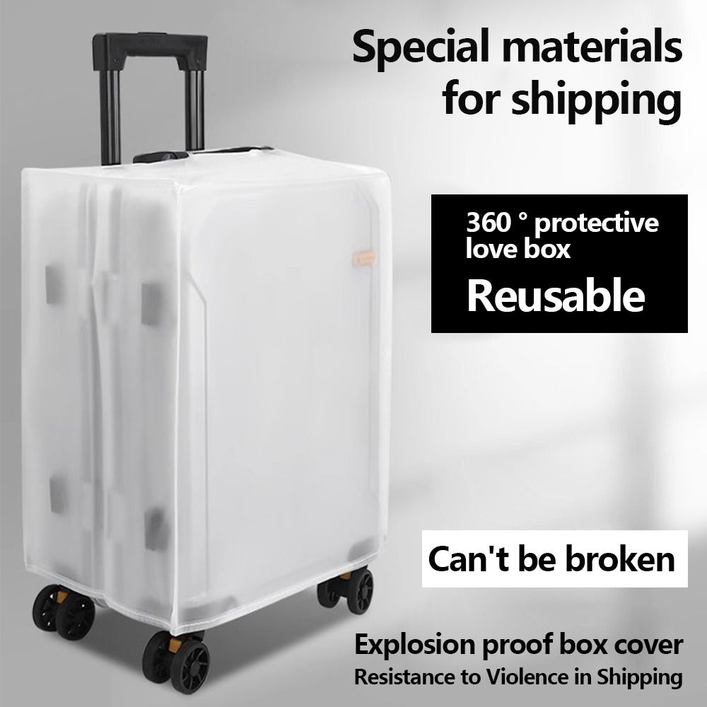 ปลอกหุ้มกระเป๋าเดินทางแบบใหม่  - Luggage Protective Cover Transparent บทวิจารณ์และราคา