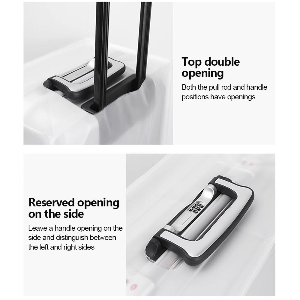 ปลอกหุ้มกระเป๋าเดินทางแบบใหม่  - Luggage Protective Cover Transparent บทวิจารณ์และราคา