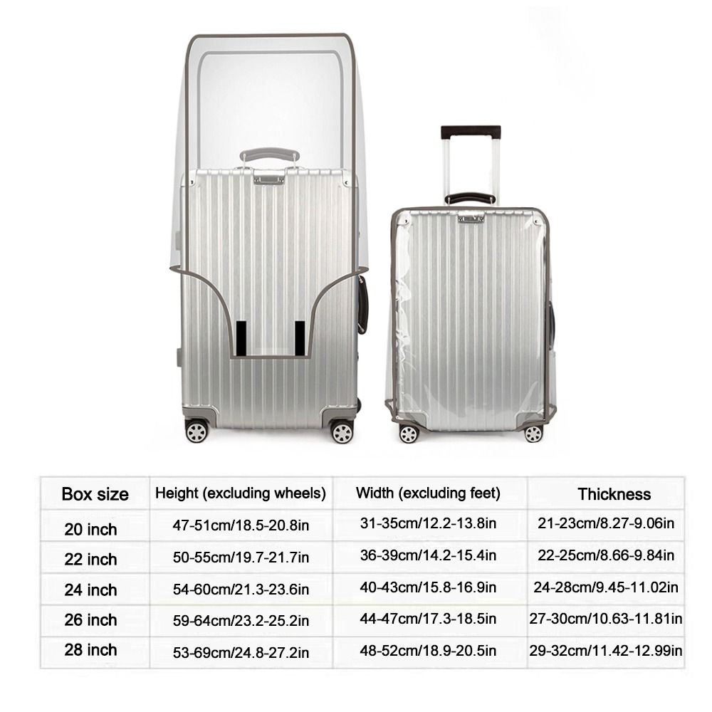 ผ้าคลุมกระเป๋าเดินทาง ขนาด 16- - Waterproof Suitcase Cover Protector บทวิจารณ์และราคา