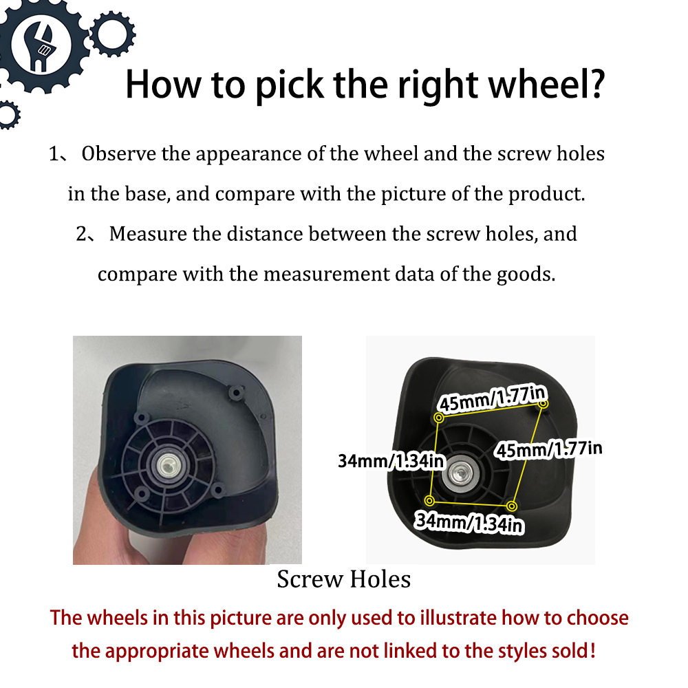 ชุดเปลี่ยนล้อกระเป๋าเดินทาง ใช - Silent Replacement Luggage Wheels บทวิจารณ์และราคา