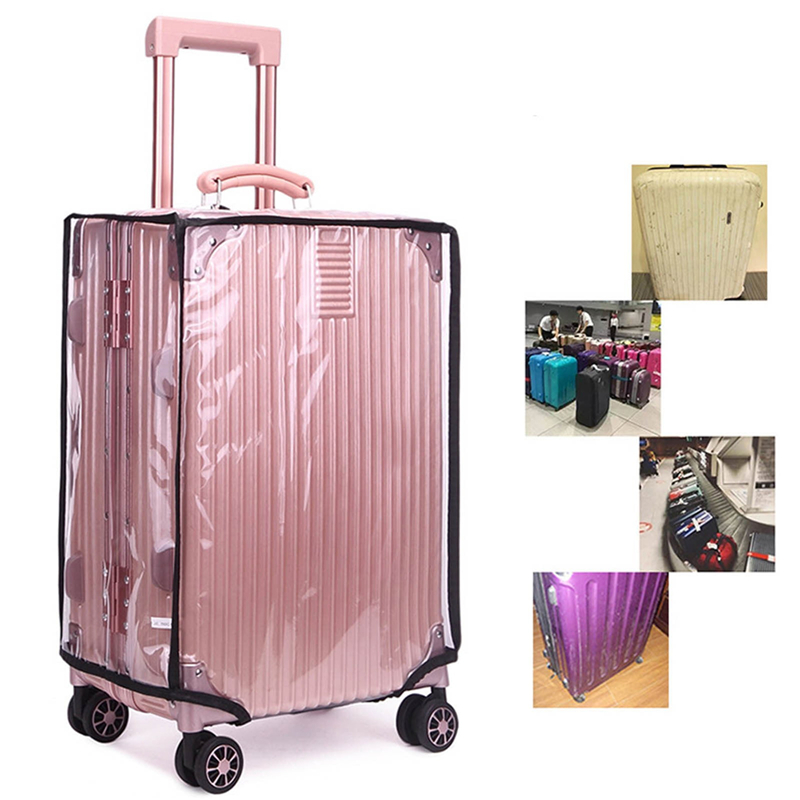 18-30 นิ้วกระเป๋าเดินทาง PVC C - Luggage Protective Cover Transparent บทวิจารณ์และราคา