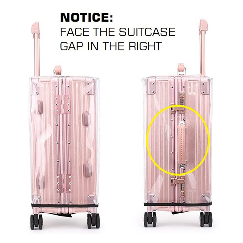 18-30 นิ้วกระเป๋าเดินทาง PVC C - Luggage Protective Cover Transparent บทวิจารณ์และราคา