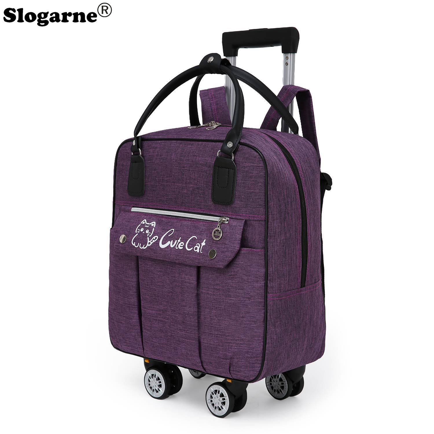 รถเข็นกระเป๋าเดินทางความจุขนาด - Foldable Rolling Luggage Bag บทวิจารณ์และราคา