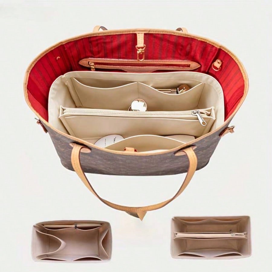 กระเป๋าจัดระเบียบแบบมีช่องใส่ข - Handbags บทวิจารณ์และราคา